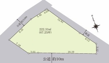 大磯町月京23-10　土地