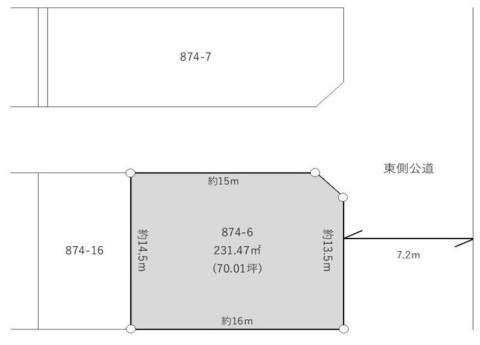 四之宮1-4-38　土地