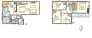 1号棟の間取り図です。